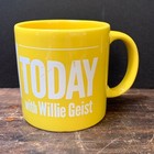 Sunday TODAY with Willie Geist Large Yellow Ceramic Mug 4.25"