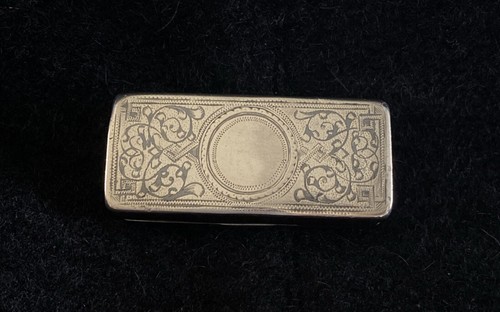 Antike russische Silber Niello Schnupftabakdose um 1898 signiert gepunzt Goldwäsche Inter - Bild 3 von 7