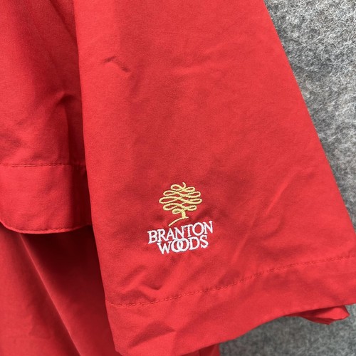 Cutter & Buck Sweater Men XL Red 1/4 Zip Sambuca Cup 2009 Branton Woods Jacket - Picture 4 of 13