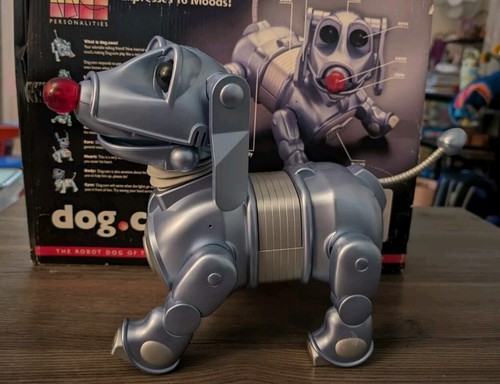 TOMY Dog.Com Robot Perro Japonés Edición Especial Platino *LEER DESCRIPCIÓN* - Imagen 1 de 4