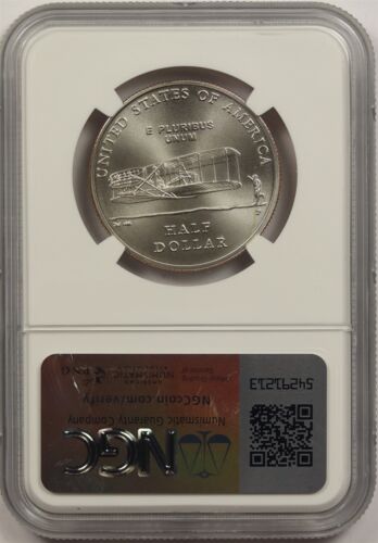 2003-P First Flight 50C NGC MS 70 Modern Commemorative Half Dollar - Picture 2 of 4