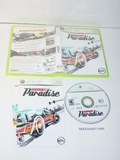 BURNOUT PARADISE racing game complete in case w/ manual - Microsoft XBOX 360