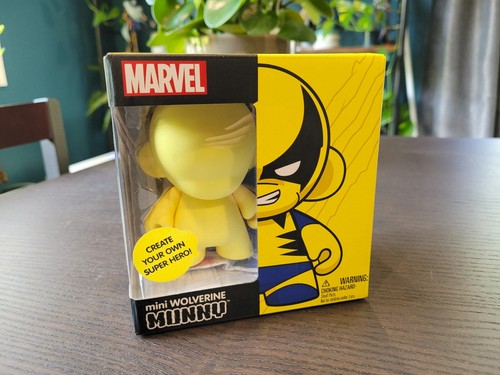 Kidrobot UNOPENED Marvel 4" Mini Munny IRON MAN/WOLVERINE DIY VINYL FIGURE - Picture 7 of 7