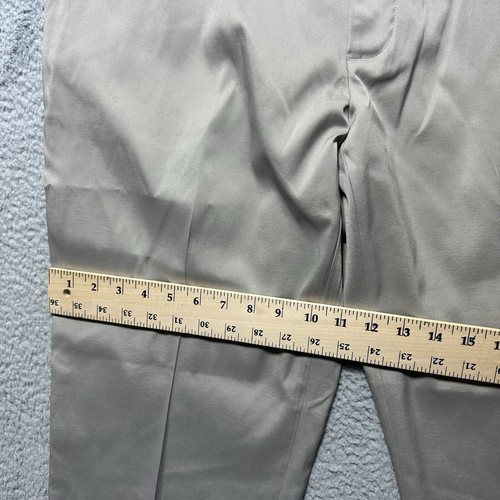 Brooks Brothers Clark Fit Advantage Chino Pants Mens Size 40x30 Gray Flat Front - Picture 4 of 10