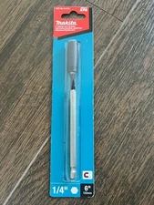 NEW Makita Impact XPS 6" Magnetic Insert Extension Bar 1/4" Bit Holder E-01373