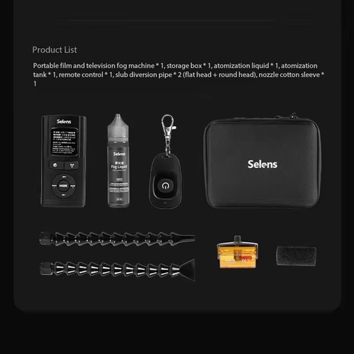Selens II Remote Control Portable Mini Smoke Fog Machine Photography Fog Effects - Picture 4 of 11