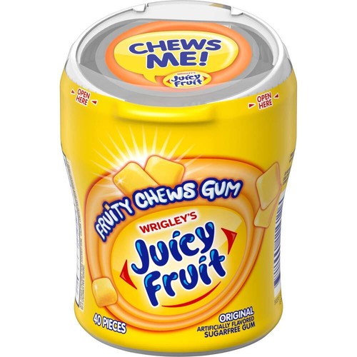 Sugar Free Chewing Gum, Fruity Chews Original, 40 Piece Bottle (6 Pack) - Picture 10 of 11