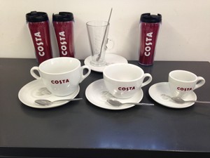Costa Coffee Mug Saucer Travel Cups V Gl Primo Latte Image Is Loading Costa Coffee Mug Amp Saucer Travel
