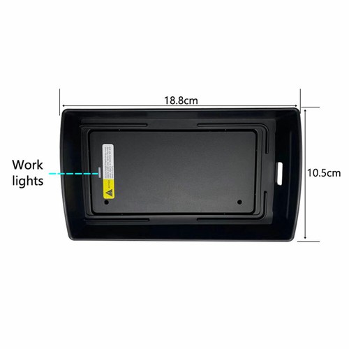 Cargador inalámbrico de teléfono de coche 15 W almohadilla de carga rápida apto para Audi S3/A3 QI 2014-2020 - Imagen 9 de 12