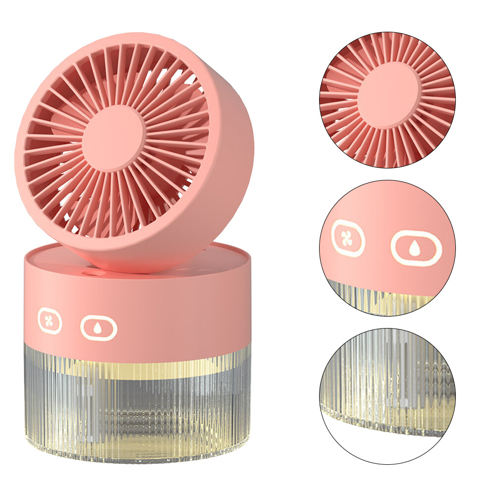 Air Humidification Spray Fan Foldable Humidifier Desktop Fan Mute