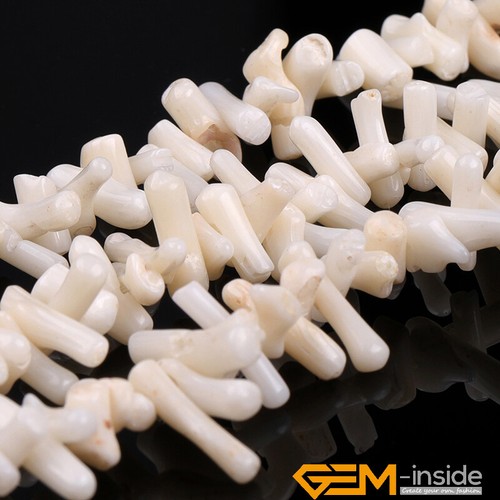 Coral Gemstone Red Pink White Irregular Spike Stick Beads Jewelry Making 15" AU - Picture 24 of 32