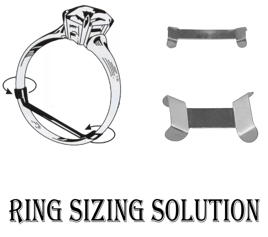 White gold deals ring size adjuster
