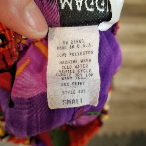Maggie Sweet Shorts Womens Small Vintage 80s 90s Colorful Casual Patchwork Retro - Picture 11 of 11