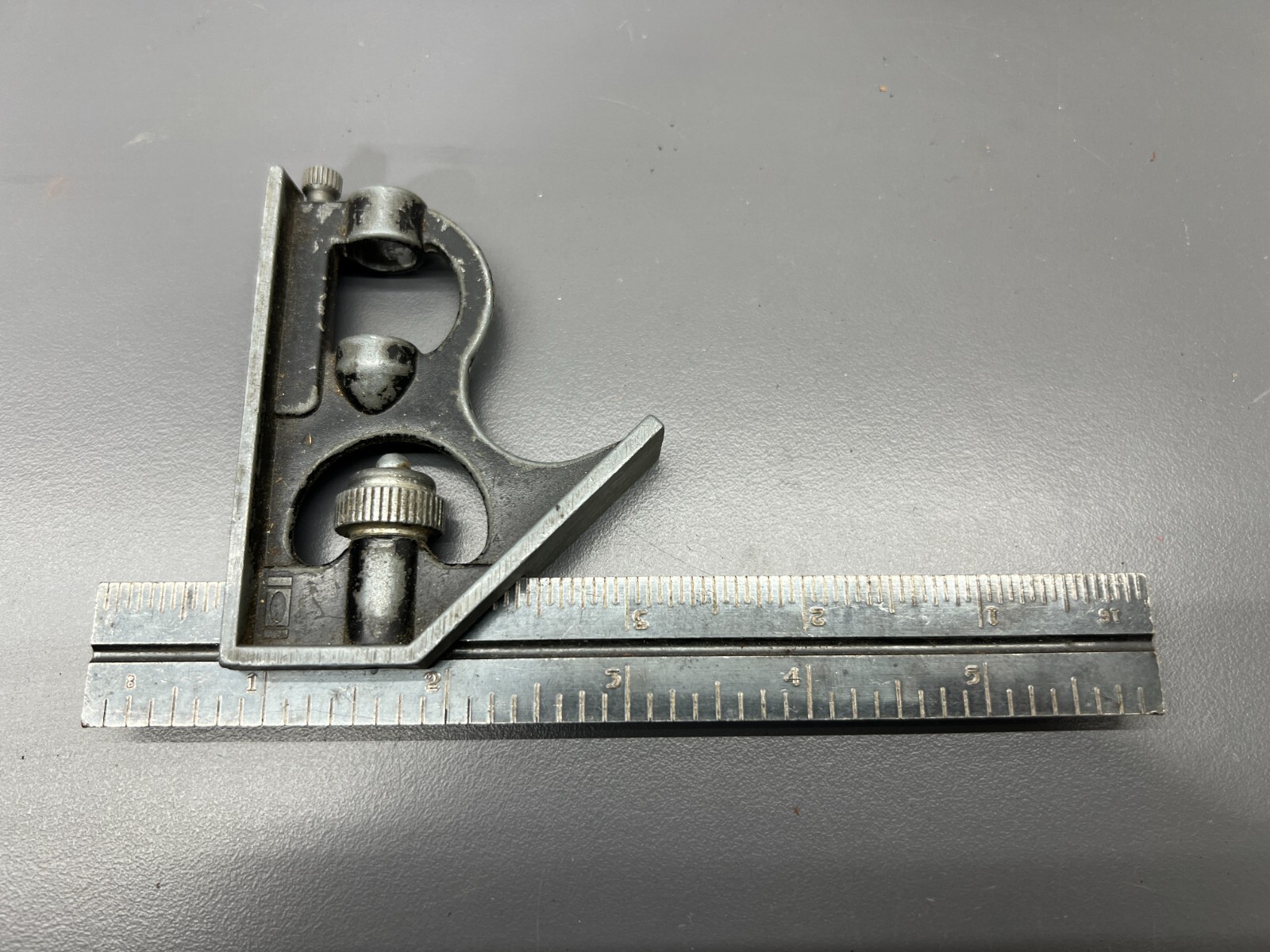 VINTAGE CRAFTSMAN 6" RULE MACHINIST COMBINATION SQUARE 39557 W SCRIBE