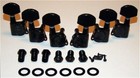 Guitar Parts WILKINSON EZ E-Z-LOK - 3 Per Side 3x3 - TUNERS SET - BLACK