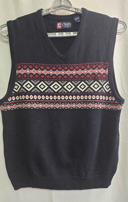 Chaps Sans Ruban Vest Size Large EUC!!!