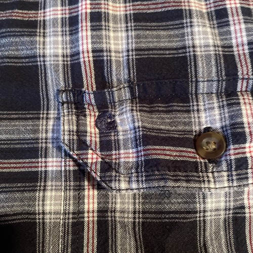 Carhartt Relaxed Fit Schwarz Rot Kariert Dünner Flanell Hemd Herren L Tall - Bild 4 von 10