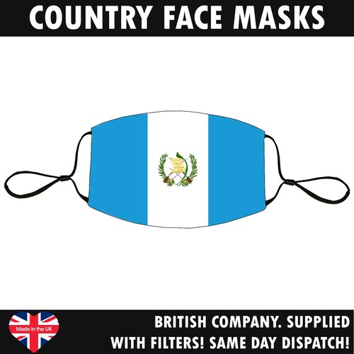 Lote de Máscara Facial Bandera Del País Reutilizable Lavable Transpirable Banderas Mundiales Hecho a Mano - Imagen 104 de 254