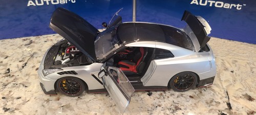 AUTOart Nissan GT-R R35 Nismo 2022 Special Edition 1/18 silber 77503  - Bild 8 von 12