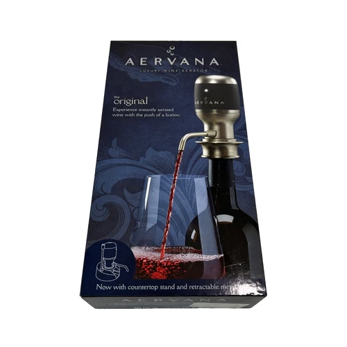 Aervana Original Luxury Electric Wine Aerator For 750ml & 1.5L Wine Bottles New!