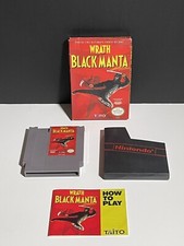 WRATH OF THE BLACK MANTA COMPLETE VGC 1989 Authentic Nintendo NES Tested