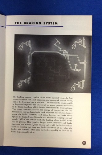 Servicing Truck Air Brakes, 1952 Ford Service Forum, Booklet No. 5 FoMoCo - Picture 5 of 7