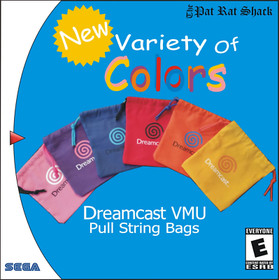 Sega Dreamcast pull string canvas VMU bags