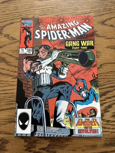 Amazing Spider-Man #285 (Marvel 1987) The Punisher Cover! NM-