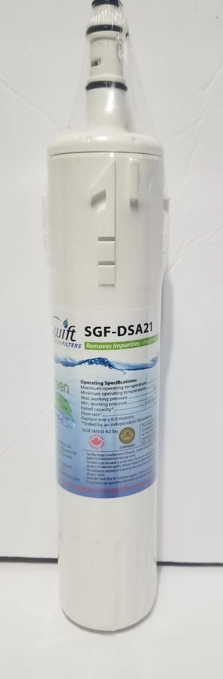 Swift Green Filters (1 Pack) SGFDSA21 Swift Sgf-Dsa21 Refrigerator Water Filter - Image 2 of 4