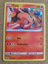 Tepig #23/163 - SWSH Battle Styles Common Pokemon 2021 TCG Card