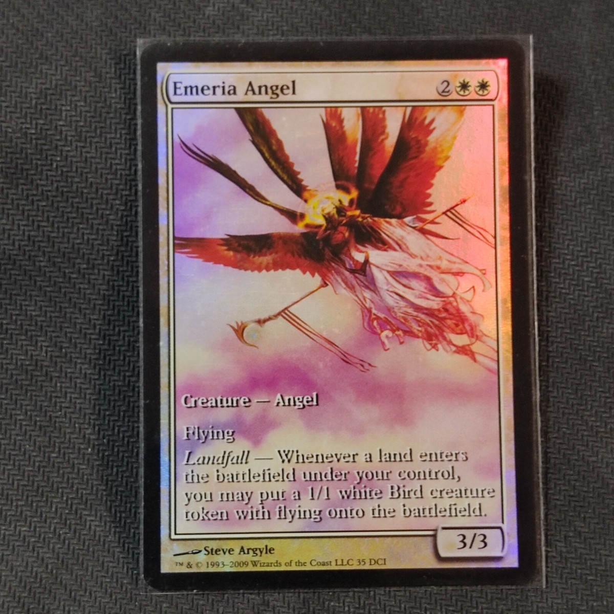 エメリアの天使　英語　ゲームデーfoil Emeria Angel/Angel-Game Day Promo Foil NM Full Art | eBay