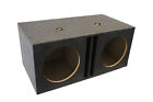 Car Audio Dual 15" Spl Bass Subwoofer Labyrinth Vent Sub Box Stereo Enclosure