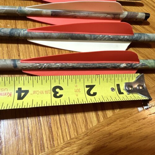 6 ALLEN 20" Camo Carbon Crossbow Bolts Arrows Archery 90320 PDQ - Picture 3 of 4