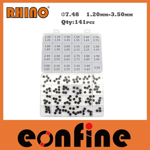 Rhino 141Pcs 7.48mm Valve Shim Kit Fit Honda CBR600RR 2003-2011 2012 2013 2014 - Picture 2 of 3