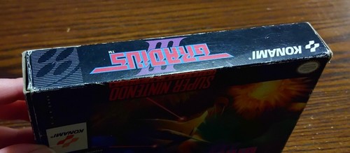 Gradius III 3 for Super Nintendo SNES Box & Game Cart Only Tested See Pics/Desc - Picture 9 of 21