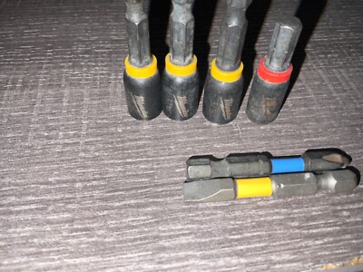 MILWAUKEE 1-7/8 in SHOCKWAVE IMPACT DUTY Magnetic Nut Drivers Lot