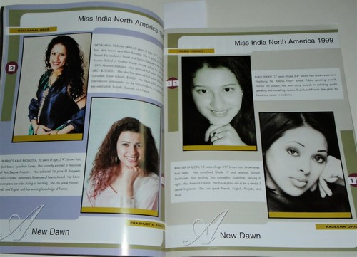 Miss India Norteamérica Beauty Pageant Program A New Dawn 1999 - Imagen 6 de 7