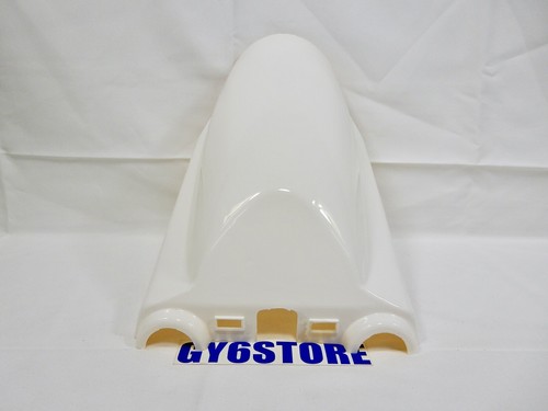 TAOTAO ATM SPEEDY PONY 50cc SCOOTER MOPED FRONT WHEEL FENDER (WHITE) *OEM* - Picture 4 of 5