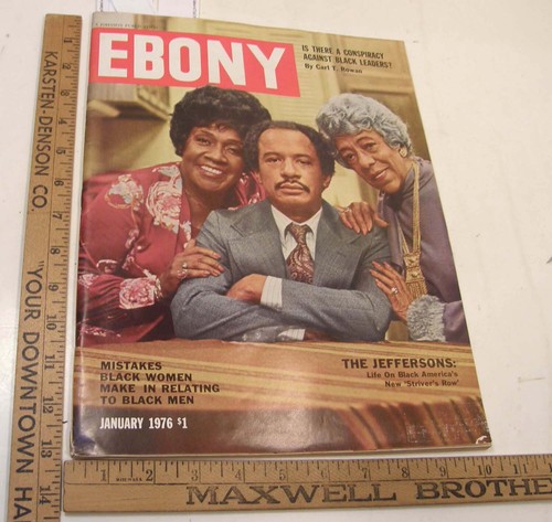 JAN 1976 EBENHOLZMAGAZIN THE JEFFERSONS BASKETBALL ZUSAMMENFASSUNG BERN NADETTE STANIS