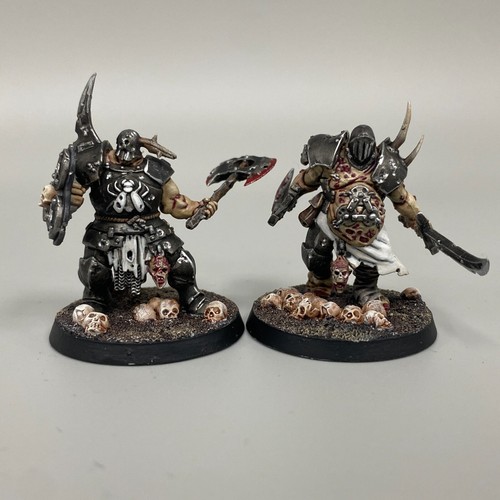 5 Putrid Blightkings Warhammer Alter Of Sigmar Maggotkin Of Nurgle Chaos Bemalt - Bild 4 von 6