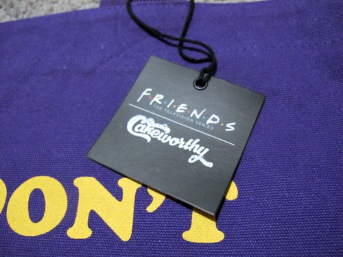 Cakeworthy x Friends TV Show Tote Bags 16" x 16" ross rachel joey phoebe nbc - Picture 28 of 35