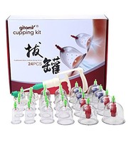 24 Pc Chinese Cupping Therapy Kit Set Deep Tissue Massage Alternative Medicine 24 Pc Chinese Cupping Therapy Kit Set Deep Tissue Massage Alternative Medicine