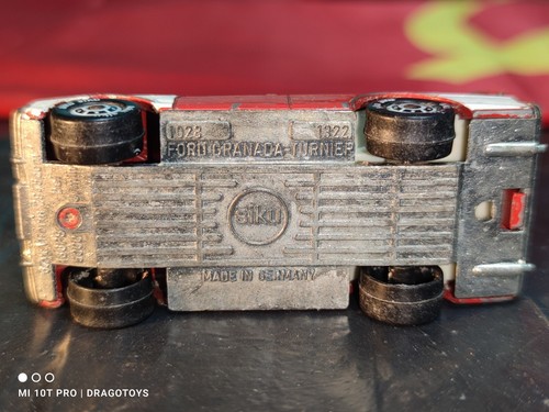 VINTAGE SIKU FORD GRANADA TURNIER FIRE 112 TOY CAR MADE IN GERMANY DDR GDR - Picture 6 of 24