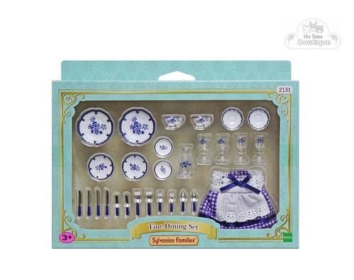 Sylvanian Families Calico Critters Fine Dining Set - Picture 4 of 4