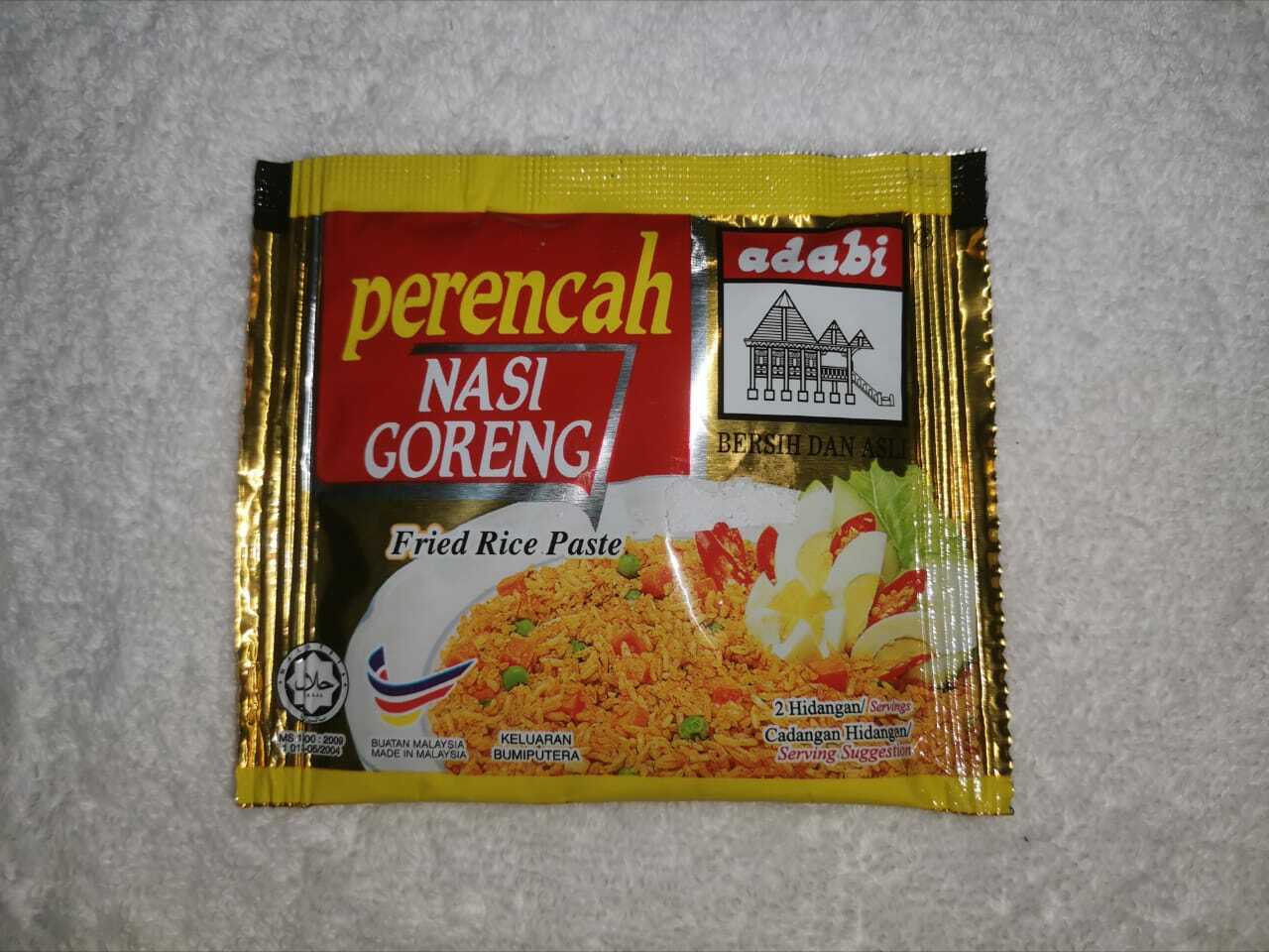 Adabi Fried Rice Paste Malaysia Perencah Nasi Goreng Easy Cook 30g X 10 Packets For Sale Online Ebay