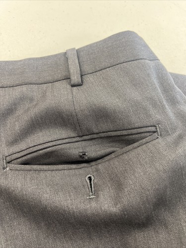 Brooks Brothers Men's Gray Herringbone Wool Blend Suit 44R 40X25 $1,395 - Picture 15 of 15