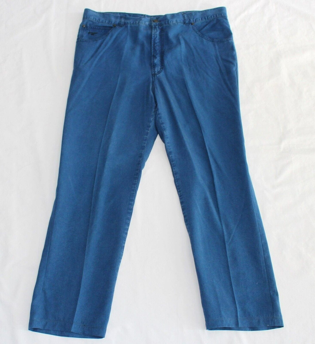 CORTIGIANI Casual Pocket Pants Blue EU 58 Men's 40x30 Cotton