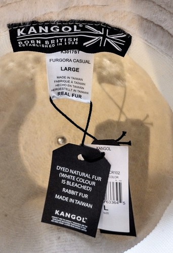 Brand New 100% Authentic LG Mens Ivory Kangol Furgora Casual Bucket Hat K3017ST - Picture 4 of 4