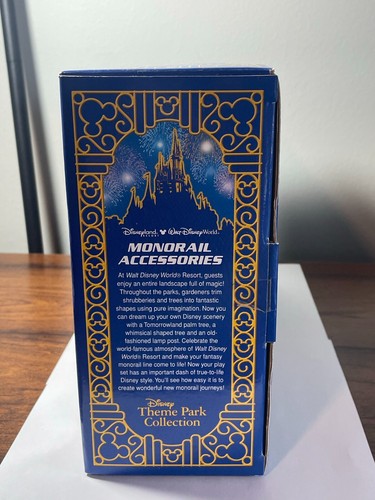 Disney World Monorail Accessories: Topiary Tree, Palm Tree, & Lamp Post NIB - Picture 7 of 15