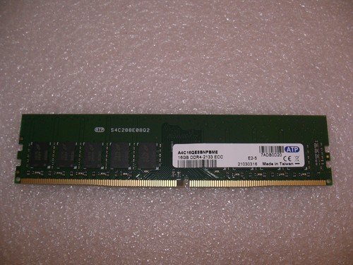 16GB ATP DDR4-2133 MHz UDIMM ECC Server-RAM (A4C16QE8BNPBME) - Afbeelding 1 van 3